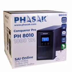 Phasak PH 8010 gruppo di continuità (UPS) Doppia conversione (online) 1,06 kVA 900 W 3 presa(e) AC - Vista aggiuntiva 5