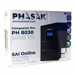 Phasak PH 8030 gruppo di continuità (UPS) Doppia conversione (online) 3 kVA 2700 W 3 presa(e) AC - Vista aggiuntiva 5