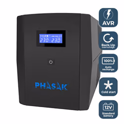 Phasak Sirius gruppo di continuità (UPS) A linea interattiva 1,26 kVA 720 W 4 presa(e) AC - Vista aggiuntiva 4