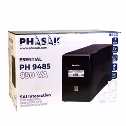 Phasak Esential gruppo di continuità (UPS) A linea interattiva 0,85 kVA 480 W 2 presa(e) AC - Vista aggiuntiva 5
