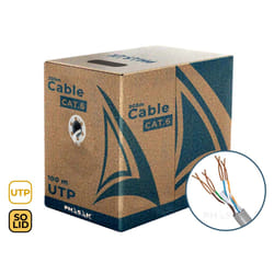 Phasak PHR 6100 cavo di rete Grigio 100 m Cat6 U/UTP (UTP)