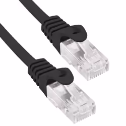 Phasak PHK 1810, 10 m, Cat6, U/UTP (UTP), RJ-45, RJ-45, Nero
