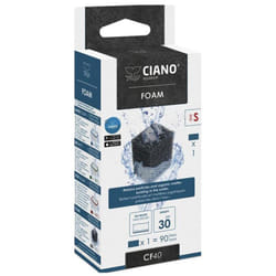 Ciano Foam Size s - Ricambio Cartuccia per Filtri CF40