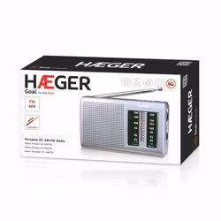 Haeger PR-BIB.001A radio Portatile Digitale Argento - Vista aggiuntiva 4