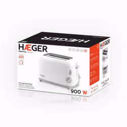 Haeger Geminy 7 2 fetta/e 900 W Bianco - Vista aggiuntiva 6