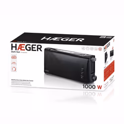 Haeger Dark Sun 6 2 fetta/e 1000 W Nero - Vista aggiuntiva 4