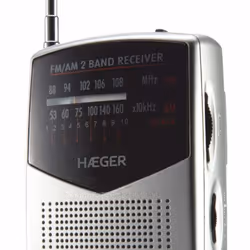 Haeger PR-BIB.006A radio Portatile Analogico Nero, Argento - Vista aggiuntiva 2