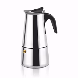 Haeger CP-06S.001A, Moka, Metallico, Acciaio, 6 tazze, 1 pz, 125 mm