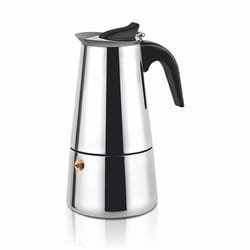 Haeger CP-06S.001A caffettiera manuale Moka Metallico