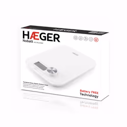 Haeger KS-DIG.008A bilancia da cucina Bianco Quadrato Bilancia da cucina elettronica - Vista aggiuntiva 5