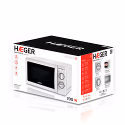Haeger MW-70W.006A forno a microonde Nero Solo microonde Superficie piana 20 L 700 W - Vista aggiuntiva 4