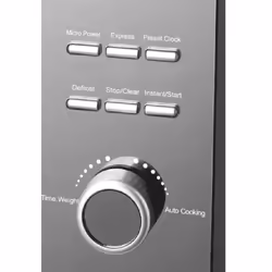 Haeger MW-80B.008A forno a microonde Argento Solo microonde Superficie piana 26 L 800 W - Vista aggiuntiva 4