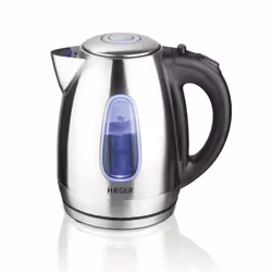 Haeger EK-22S.027A, 1,7 L, 2200 W, Nero, Acciaio inox, Indicatore del livello dell'acqua, Arresto di sicurezza contro il surr ...