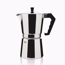 Haeger CP-09A.008A caffettiera manuale Moka Metallico