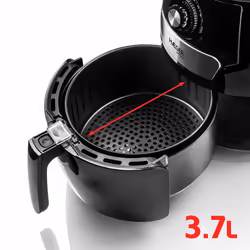 Haeger AF-M37.002A friggitrice Singolo 4,2 L 1500 W Friggitrice ad aria calda Nero - Vista aggiuntiva 4