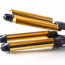 Haeger HR-45B.002A messa in piega Ferro per ricci Caldo Nero, Oro 45 W 2,5 m