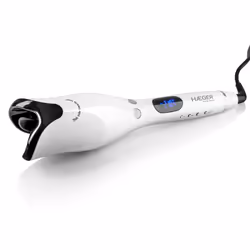 Haeger HR-45W.003A, Ferro arricciacapelli automatico, Caldo, Pulsanti, 180 °C, 210 °C, Nero, Bianco