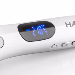 Haeger HR-45W.003A messa in piega Ferro arricciacapelli automatico Caldo Nero, Bianco