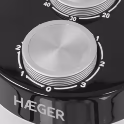 Haeger TF-032.004A ventilatore Nero, Bianco