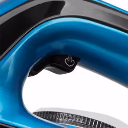 Haeger SG-22B.001A ferro da stiro a caldaia 2250 W 1,2 L Piastra in Ceramica Nero, Blu, Acciaio