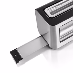 Haeger TO-100.014A tostapane 6 2 fetta/e 1000 W Nero, Acciaio inox - Vista aggiuntiva 4