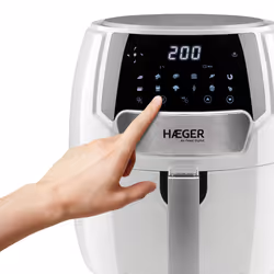 Haeger AF-D42.007A friggitrice Singolo 4,2 L 1500 W Friggitrice ad aria calda Bianco - Vista aggiuntiva 4