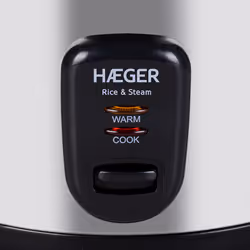 Haeger RC-18L.001A cuoci riso 1,8 L 700 W Acciaio inox
