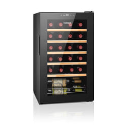 Haeger WC-24B.006A cantina vino Cantinetta vino con compressore Libera installazione Nero 24 bottiglia/bottiglie