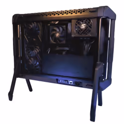 eBlaztr EBL-BLA-STA-01, Nero, 63,5 cm (25"), Libera installazione, Alluminio, dC