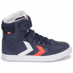 Scarpe bambini hummel SLIMMER STADIL HIGH JR Blu - 34 - Vista aggiuntiva 2