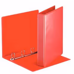 Esselte 49713, Doppio anello, Presentazione, Cartoncino, Rosso, Rosso, 3 cm