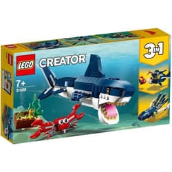 LEGO Creator 31088 Creature degli Abissi, Set 3 in 1 con Squalo Giocattolo e Animali Marini, Giochi St