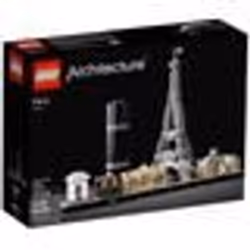 LEGO Architecture 21044 Parigi, con Torre Eiffel e Museo del Louvre, Modellismo Monumenti, Set da C