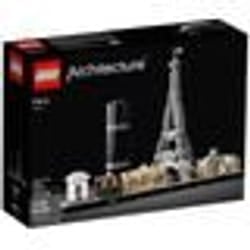 LEGO Architecture 21044 Parigi, con Torre Eiffel e Museo del Louvre, Modellismo Monumenti, Set da C 1 St