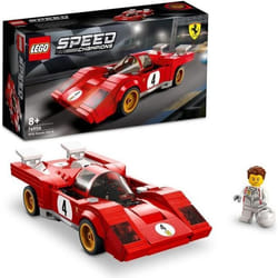 LEGO Speed Champions 76906 1970 Ferrari 512 M, Macchina Giocattolo da Corsa, Auto Sportiva Rossa, M 1 St