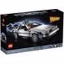 LEGO Icons 10300 Macchina del Tempo Ritorno al Futuro, Set Modellino Delorean da Costruire, Minifig