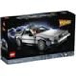 LEGO Icons 10300 Macchina del Tempo Ritorno al Futuro, Set Modellino Delorean da Costruire, Minifig 1 St