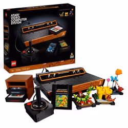 LEGO Icons 10306 Atari 2600, Set Costruzioni Retro Gaming Console per Adulti con Cartucce Videogioc