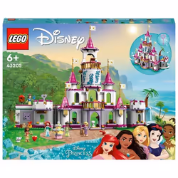 LEGO Disney Princess 43205 Il Grande Castello delle Avventure, Set con Mini Bamboline di Ariel, Moa 1 St