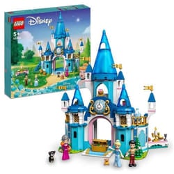 LEGO Principessa Disney 43206 Il Castello di Cenerentola e del Principe Azzurro, Idea Regalo, Gioca 1 St