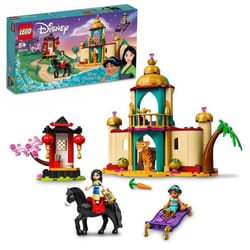 LEGO Disney Princess 43208 L’Avventura di Jasmine e Mulan, Playset con 2 Mini Bamboline, Cavallo 1 St