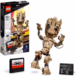 LEGO Marvel 76217 Io Sono Groot, Set Costruzioni con Modellino Marvel dei Guardiani della Galassia,