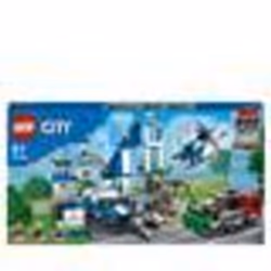 LEGO City Police 60316 Stazione di Polizia, con Camion della Spazzatura ed Elicottero Giocattolo, G