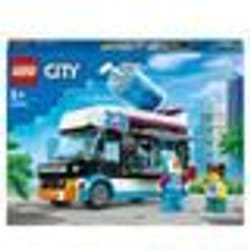 LEGO City 60384 Il Furgoncino delle Granite del Pinguino, Camion Giocattolo con Minifigure, Idea Re 1 St
