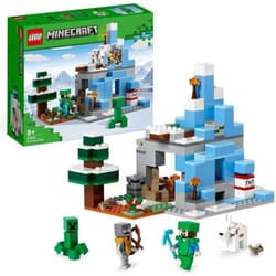 LEGO Minecraft 21243 I Picchi Ghiacciati, Modellino da Costruire con Caverna e Personaggi Steve, Cr 1 St