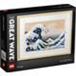LEGO Art 31208 Hokusai - La Grande Onda, Hobby Creativi per Adulti Fai Da Te, Decorazioni Casa, Qua 1 St