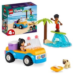 LEGO Friends 41725 Divertimento sul Beach Buggy con Macchina Giocattolo, Surf, Mini Bamboline, Delf 1 St