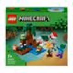 LEGO Minecraft 21240 Avventura nella Palude, Modellino da Costruire con Personaggi di Alex e Zombie