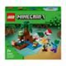LEGO Minecraft 21240 Avventura nella Palude, Modellino da Costruire con Personaggi di Alex e Zombie 1 St