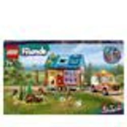 LEGO Friends 41735 Casetta Mobile, Roulotte con Macchina Giocattolo, Mini Bamboline Leo e Liann, Gi 1 St